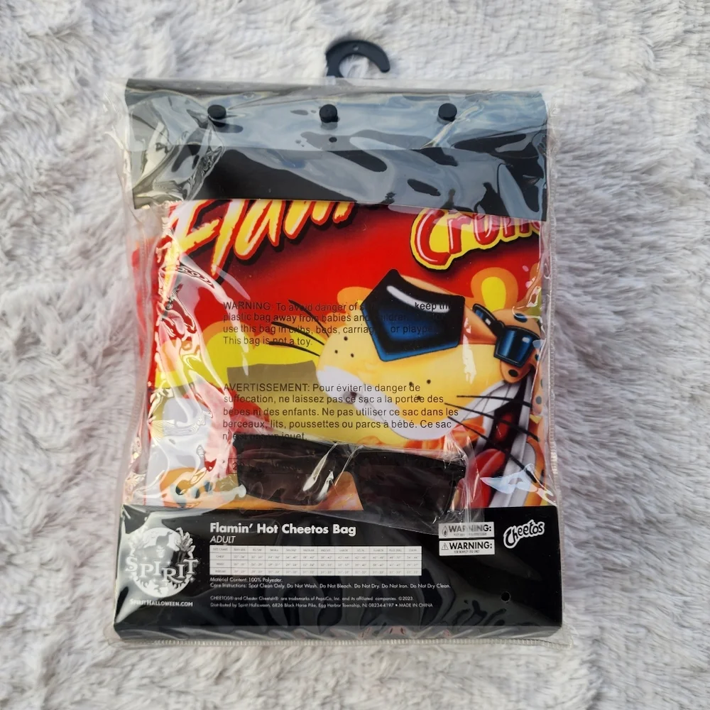 Spirit‎ Halloween New Flamin' Hot Cheetos Adult Costume - Picture 7 of 8
